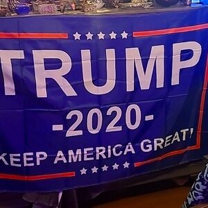 Trump Flag 2020 Keep America Great Red White Blue